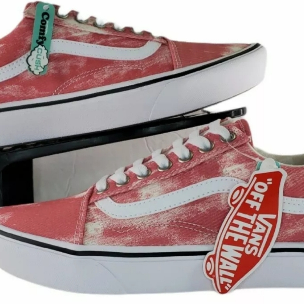 VANS COMFYCUSH OLD SKOOL IN BLOOM RED Size 7 Men 8 - Picture 6 of 9